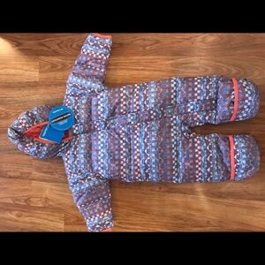 Size 6-12 Columbia Snuggly Bunny Bunting Snowsuit